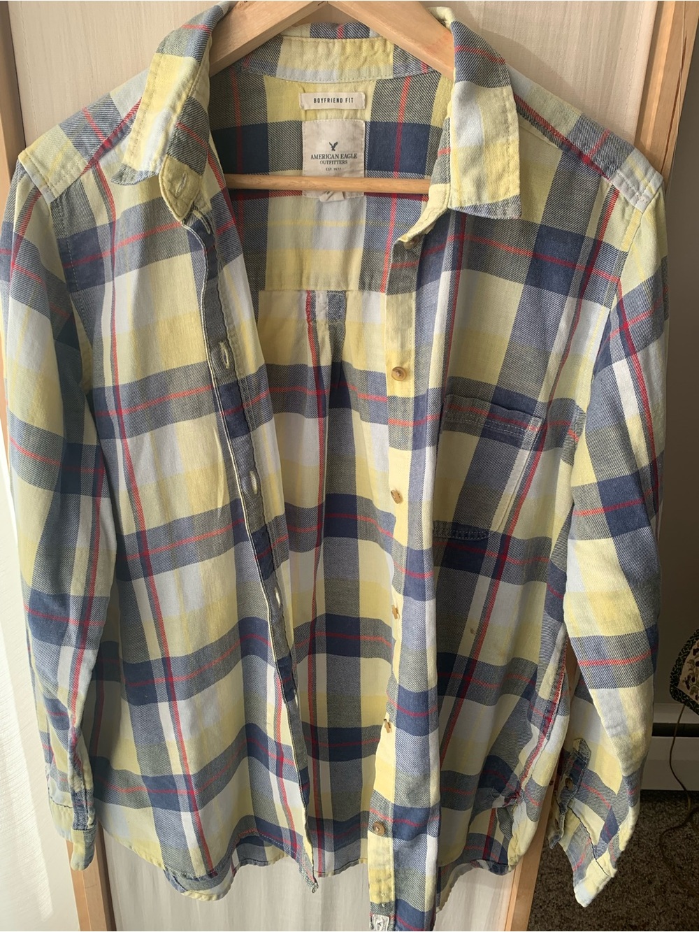 American Eagle Outfitters Plaid Flannel Shirt XL Women’s